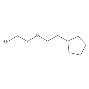 2-(2-Cyclopentylethoxy)ethan-1-amine Structure