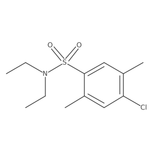 [(4-Chloro-2,5-dimethylphenyl)sulfonyl]diethylamine结构式