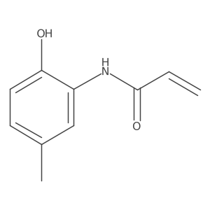 N-(2-hydroxy-5-methylphenyl)acrylamide结构式