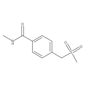 4-(methanesulfonylmethyl)-N-methylbenzamide Structure