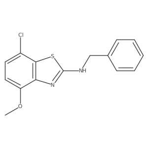 N-benzyl-7-chloro-4-methoxy-1,3-benzothiazol-2-amine Structure