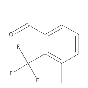 Ethanone, 1-[3-methyl-2-(trifluoromethyl)phenyl]-结构式