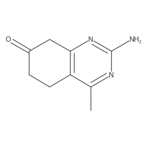 2-Amino-4-methyl-5,6,7,8-tetrahydroquinazolin-7-one结构式