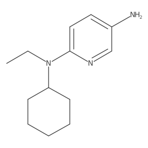 N2-Cyclohexyl-N2-ethylpyridine-2,5-diamine结构式