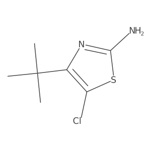 4-(Tert-butyl)-5-chlorothiazol-2-amine Structure
