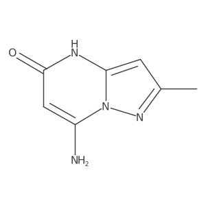 7-Amino-2-methyl-1H,5H-pyrazolo[1,5-A]pyrimidin-5-one Structure