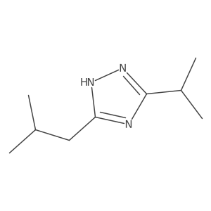 3-Isobutyl-5-isopropyl-1H-1,2,4-triazole结构式