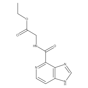 ethyl 2-(1H-imidazo[4,5-c]pyridine-4-carbonylamino)acetate Structure