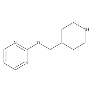 2-(Piperidin-4-ylmethoxy)pyrimidine结构式