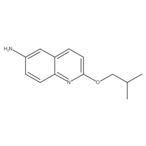 2-Isobutoxyquinolin-6-amine结构式