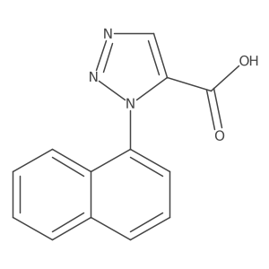 1-(Naphthalen-1-yl)-1H-1,2,3-triazole-5-carboxylic acid Structure