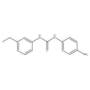 1-(4-Aminophenyl)-3-(3-ethylphenyl)urea结构式