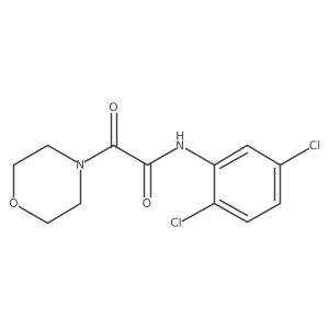 N-(2,5-Dichlorophenyl)-I+/--oxo-4-morpholineacetamide Structure
