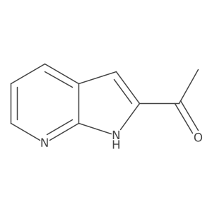 1-(1H-Pyrrolo[2,3-B]pyridin-2-YL)ethanone结构式