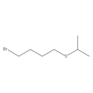 1-Bromo-4-(propan-2-ylsulfanyl)butane Structure
