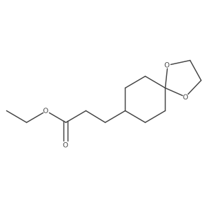 Ethyl 3-(1,4-Dioxaspiro[4.5]decan-8-yl)propionate Structure