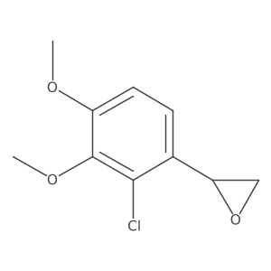 2-(2-Chloro-3,4-dimethoxyphenyl)oxirane Structure