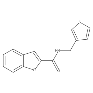 N-(thiophen-3-ylmethyl)benzofuran-2-carboxamide Structure