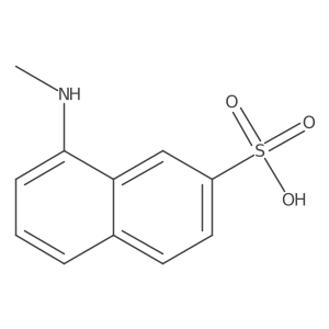 8-(Methylamino)naphthalene-2-sulfonic acid结构式