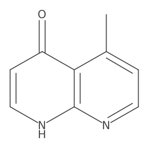 5-Methyl-1,8-naphthyridin-4-ol Structure