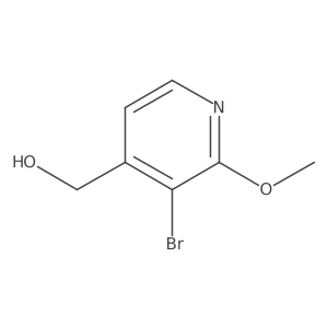 3-Bromo-2-methoxy-4-pyridinemethanol结构式