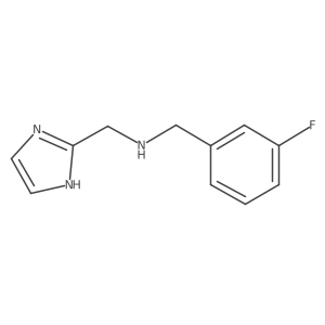 [(3-Fluorophenyl)methyl](1H-imidazol-2-ylmethyl)amine Structure