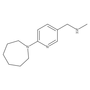 {[6-(Azepan-1-yl)pyridin-3-yl]methyl}(methyl)amine Structure