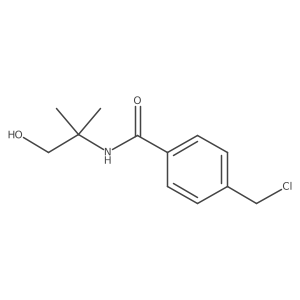 4-(Chloromethyl)-N-(2-hydroxy-1,1-dimethylethyl)benzamide结构式