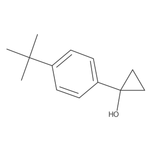 1-(4-Tert-butylphenyl)cyclopropan-1-ol结构式