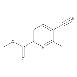 Methyl 5-cyano-6-methylpicolinate Structure