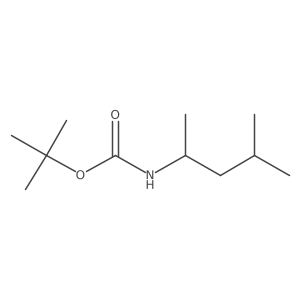 (S)-tert-Butyl (4-methylpentan-2-yl)carbamate Structure