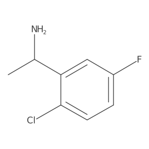 1-(2-Chloro-5-fluorophenyl)ethan-1-amine Structure