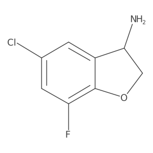 (3R)-5-Chloro-7-fluoro-2,3-dihydrobenzo[B]furan-3-ylamine Structure