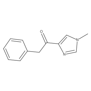 1-(1-methyl-1H-imidazol-4-yl)-2-phenylethanone结构式
