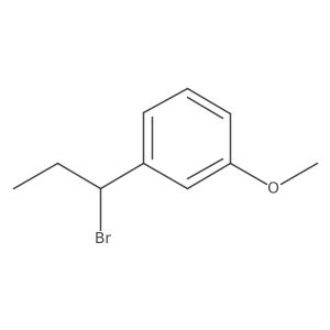 1-(1-Bromopropyl)-3-methoxybenzene Structure