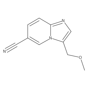 3-(Methoxymethyl)imidazo[1,2-a]pyridine-6-carbonitrile Structure