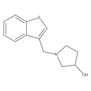 1-(Benzo[b]thiophen-3-ylmethyl)pyrrolidin-3-ol Structure
