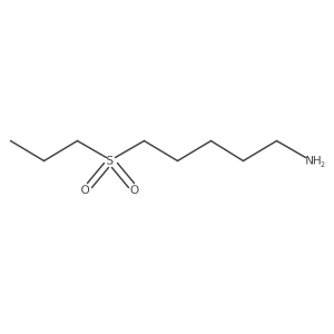 5-(Propane-1-sulfonyl)-pentylamine结构式