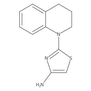 2-(3,4-Dihydroquinolin-1(2H)-yl)thiazol-4-amine结构式