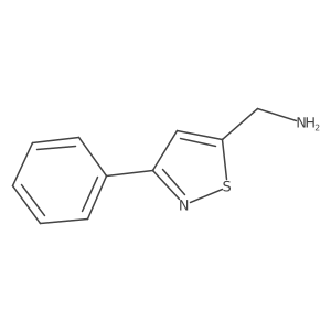 (3-Phenyl-1,2-thiazol-5-yl)methanamine结构式