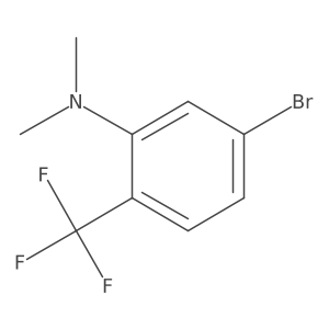 5-bromo-N,N-dimethyl-2-(trifluoromethyl)aniline结构式