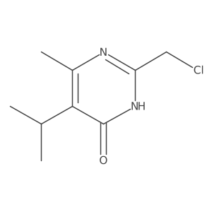 2-(Chloromethyl)-6-methyl-5-(1-methylethyl)pyrimidin-4-ol Structure