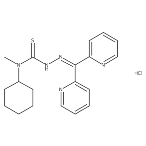 Di-2-pyridylketone 4-cyclohexyl-4-methyl-3-thiosemicarbazone hydrochloride Structure