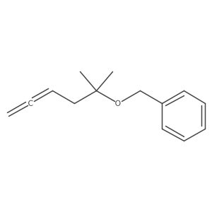 Benzene, [[(1,1-dimethyl-3,4-pentadien-1-yl)oxy]methyl]- Structure