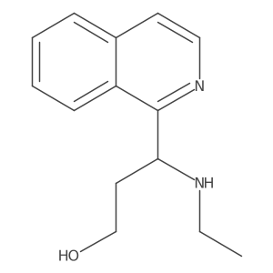 3-(Ethylamino)-3-(isoquinolin-1-yl)propan-1-ol Structure
