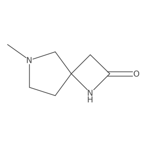 6-Methyl-1,6-diazaspiro[3.4]octan-2-one Structure