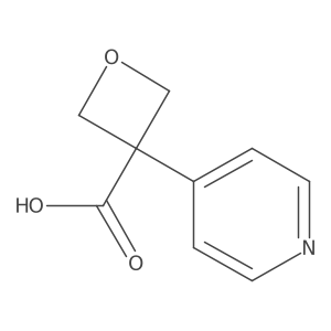 3-(Pyridin-4-yl)oxetane-3-carboxylic acid Structure