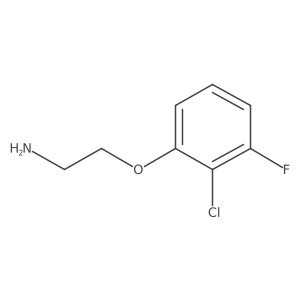 2-(2-Chloro-3-fluorophenoxy)ethan-1-amine Structure