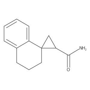 3',4'-dihydro-2'H-spiro[cyclopropane-1,1'-naphthalene]-3-carboxamide结构式