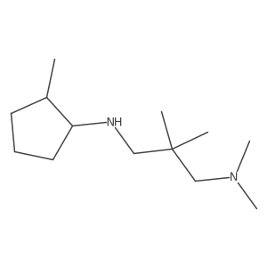 {2,2-Dimethyl-3-[(2-methylcyclopentyl)amino]propyl}dimethylamine Structure
